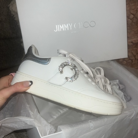 Authentic Jimmy Choo OSAKA lace up sneakers size 36 - Picture 4 of 11